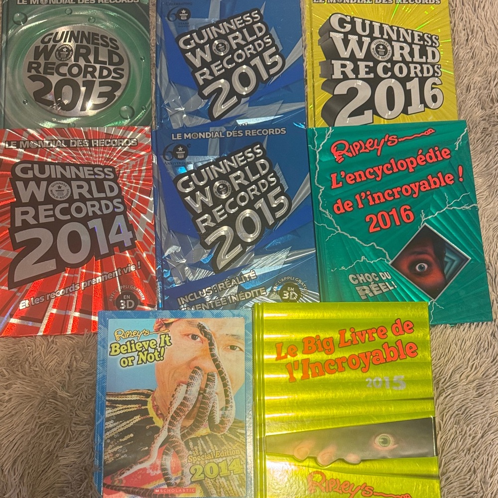 Guinness World Records and Ripley's Believe It or Not Book Set